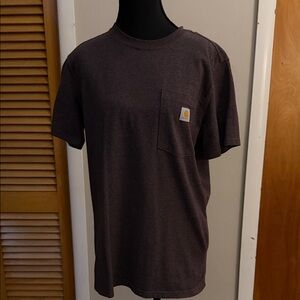 Carhartt Dark Brown Pocket Tee